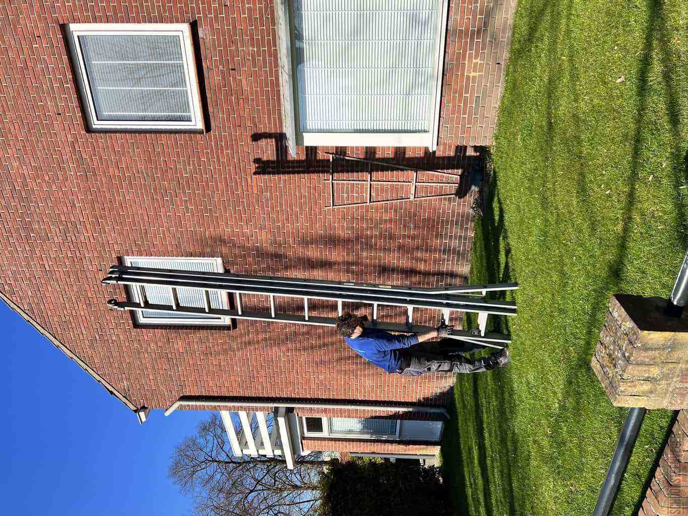 Bussum schoorsteenveger huis ladder